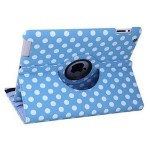 iPad 2 360 polka dots blauw 1